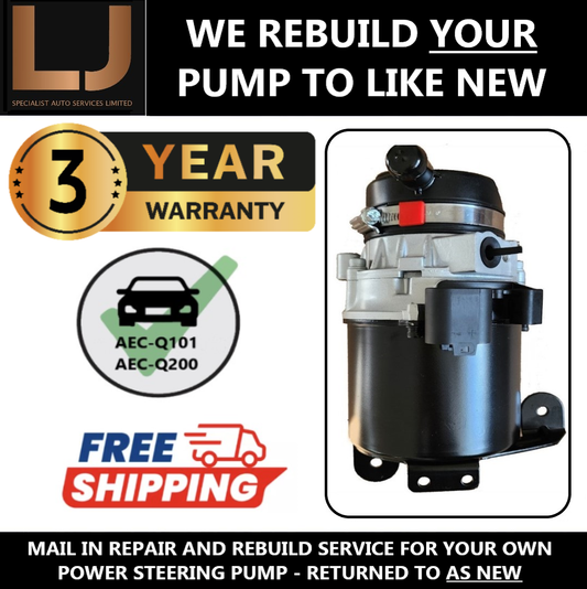 Mini Power Steering Pump | Repair & Remanufacture Service | 3 Year Warranty | 72 Hour Service