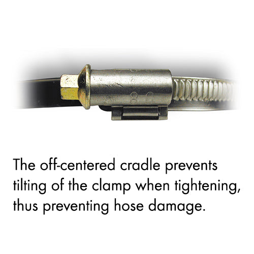 Reservoir Hose Clamp - Wurth Zebra Stainless Steel