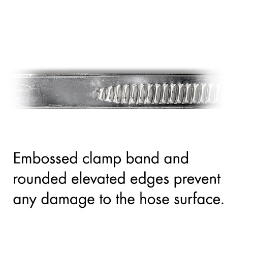 Reservoir Hose Clamp - Wurth Zebra Stainless Steel