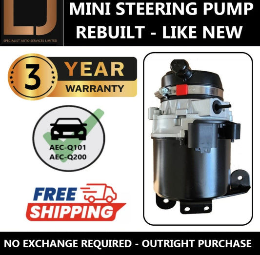 Mini Power Steering Pump | No Exchange Needed | 3 Year Warranty | R50 R52 R53 |