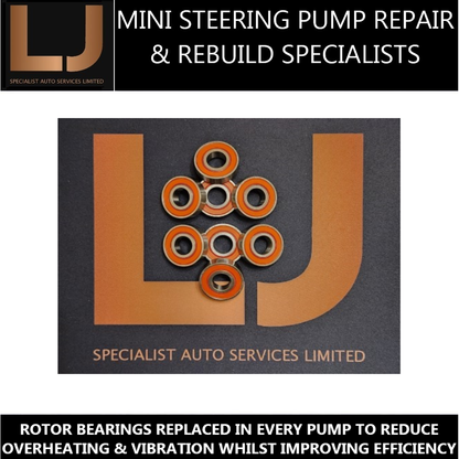 Mini Power Steering Pump | Repair & Remanufacture Service | 2 Year Warranty | 72 Hour Service