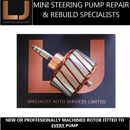 Mini Power Steering Pump | Repair & Remanufacture Service | 2 Year Warranty | 72 Hour Service